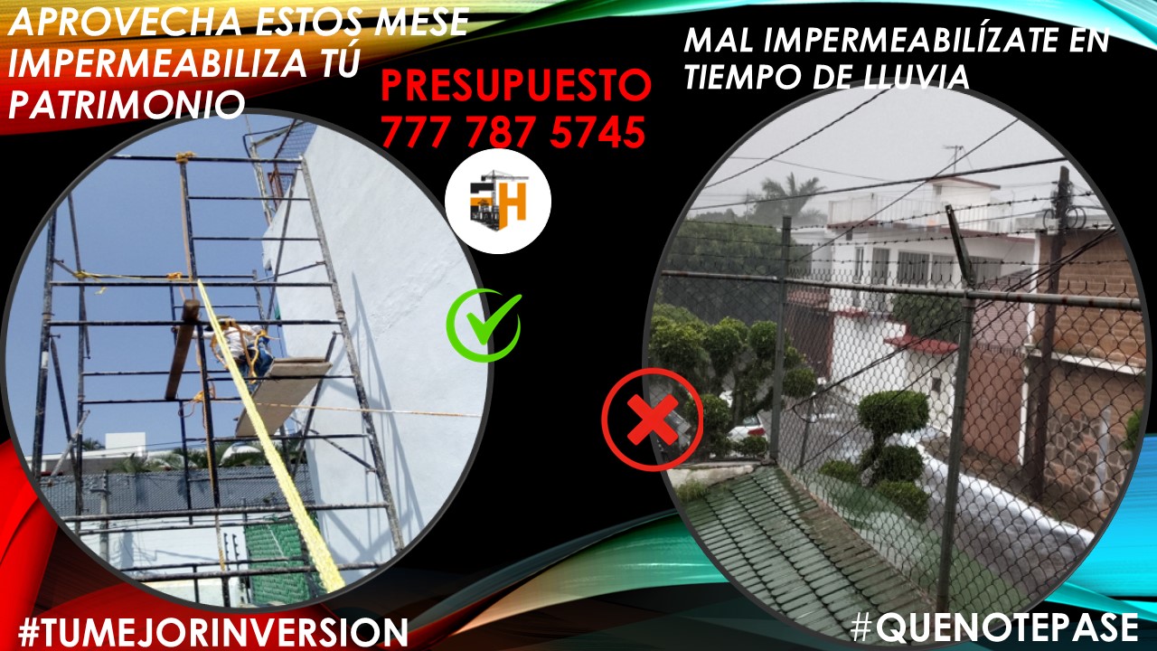 Imagen promocional de impermeabilización